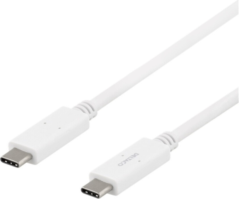 USB-C - USB-C cable, 5Gbit/s, 5A, 1M, white