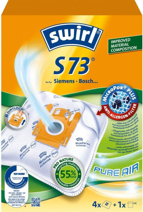 Bilde av Dammsugarpåsar S73 OBS 3X4ST