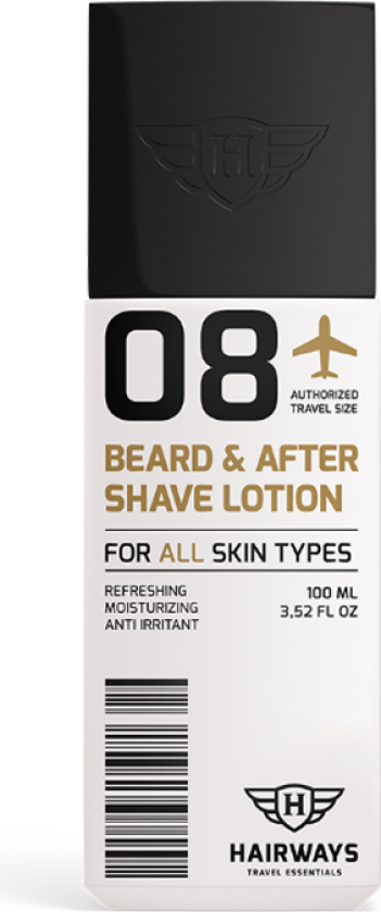 08 Beard & After Shave Lotion