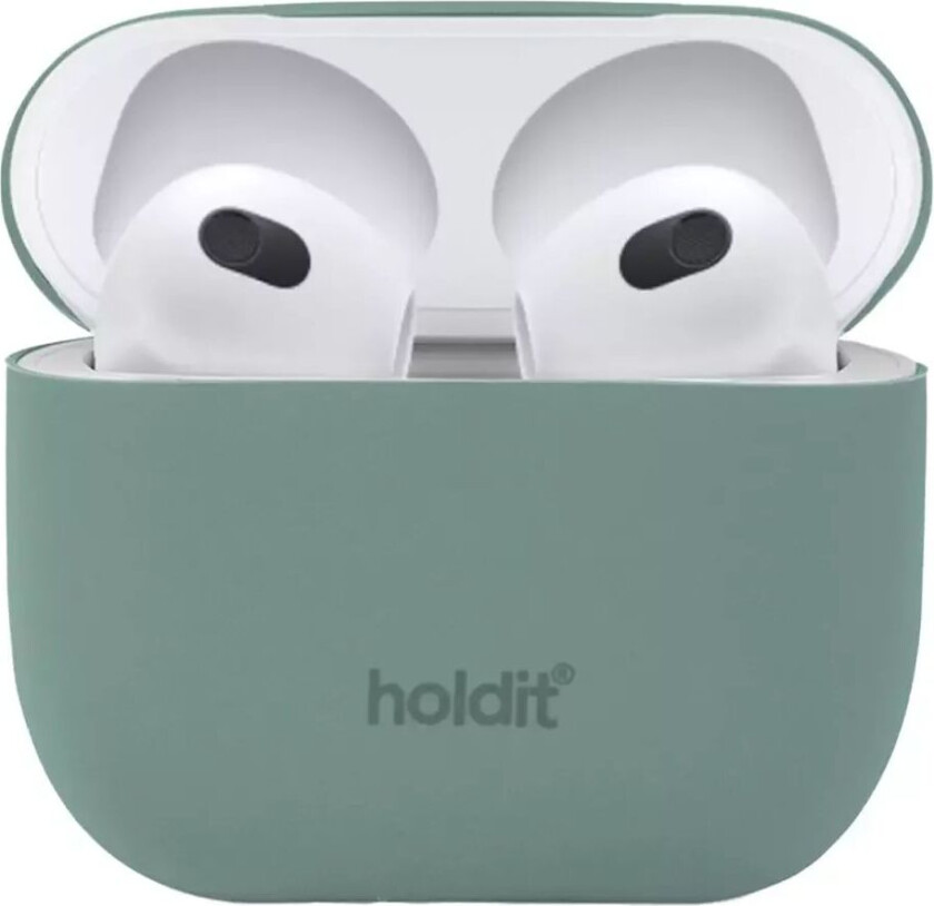 Holdit Nygård Silikone Deksel Til AirPods (3.gen) - Moss Green
