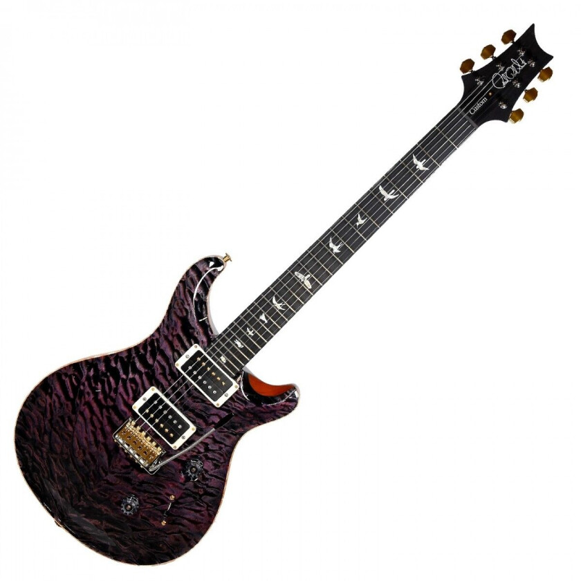 Paul Reed Smith PRS Custom 24 10 Top Ebony Fingerboard Quilt Purple Iris