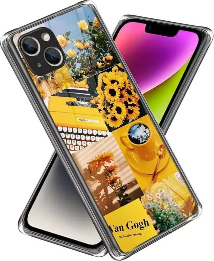 iPhone 14 TPU Plast Deksel - Vårfarger