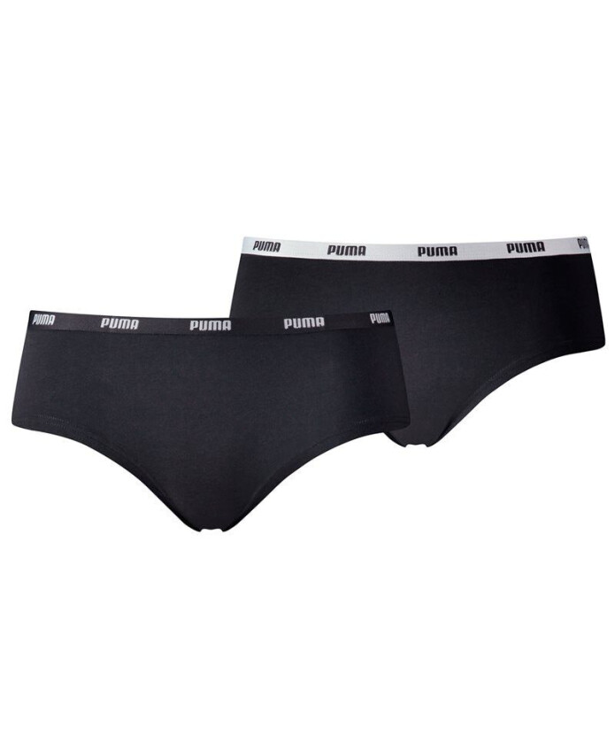 2 Pk Hipster Dame Svart S