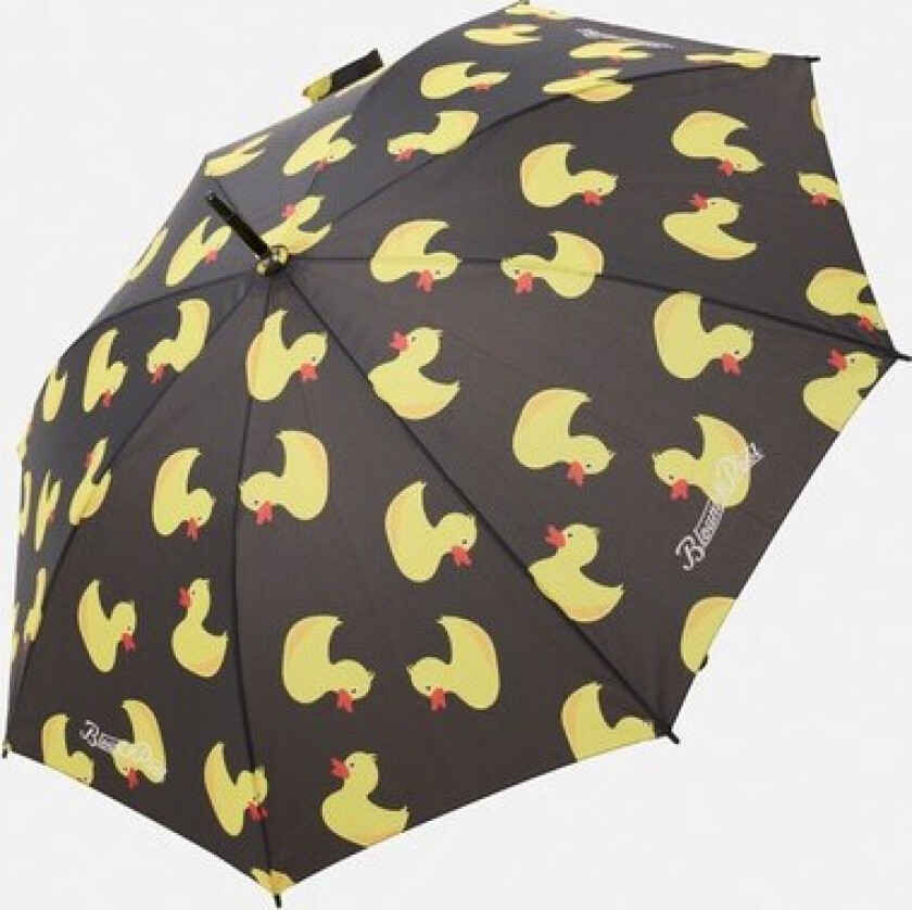 Blount & Pool Umbrella, Black Yellow Duck, Onesize, Regnklær