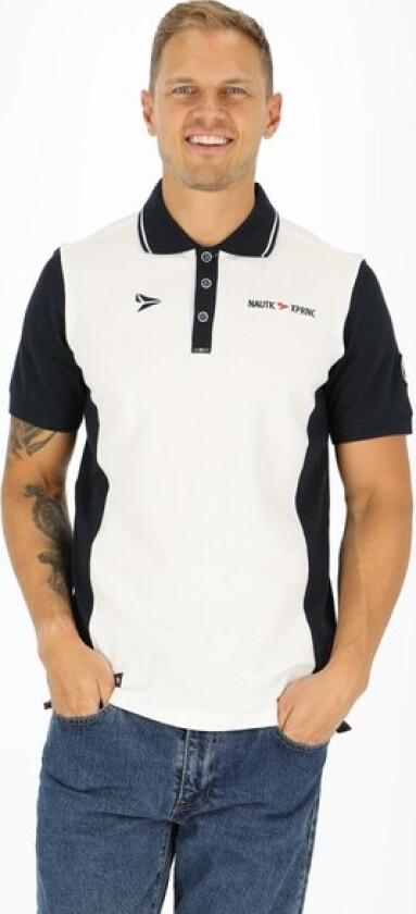 Marstrand Vertikcal Piké, Dk Navy/White, Xl, Piketrøyer