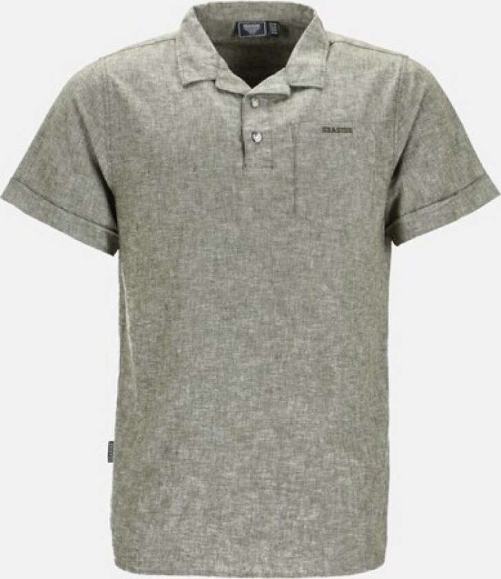 Sailor Linen Piké, Olive, L, Piketrøyer