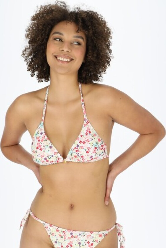 Miami Bikini Triangle Top, Multi Flower, 44, Badeklaer