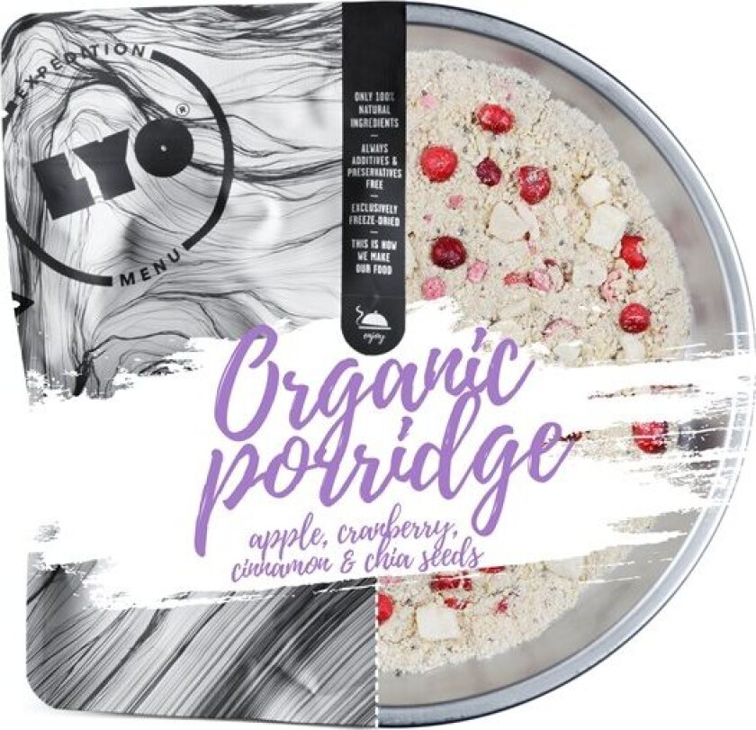 Organic Porridge With Apple And Cranberry