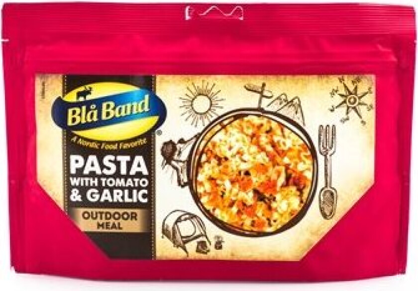 Blåband Expedition Meal, Pasta med tomat och vitlök