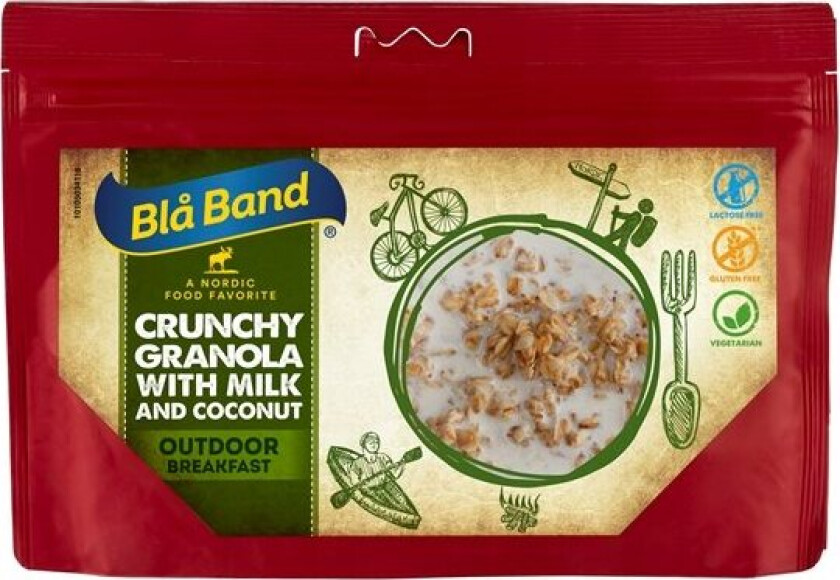 Crunchy Granola With Milk And Coconut