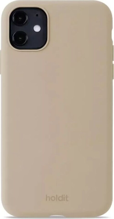 Holdit iPhone 11 Soft Touch Silikon Deksel - Latte Beige