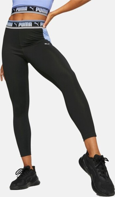 Train Puma Strong Fashion Colo, Puma Black-Elektro Purple, M, Lange Tights