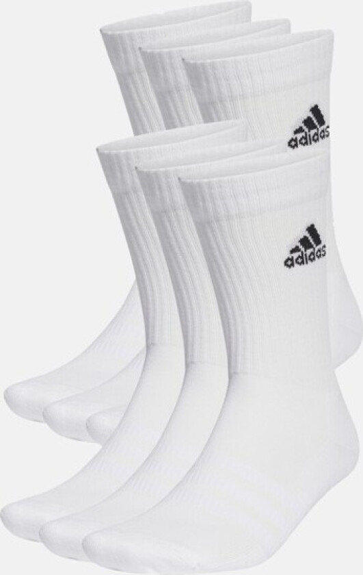 C Spw Crw 6p, White/Black, 46-48, Bomullsstrømper