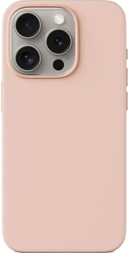 iPhone 15 Silikon Deksel - MagSafe Kompatibel - Rosa