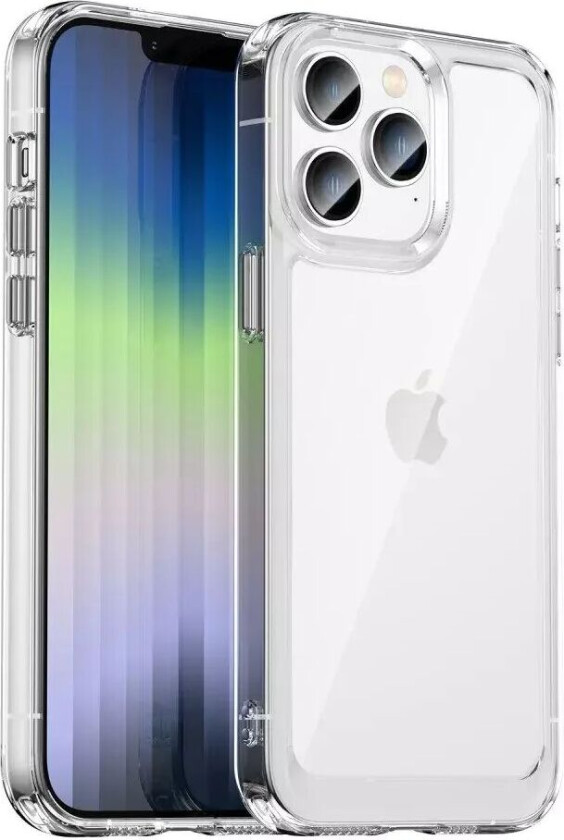 iPhone 14 Pro Max Hybrid Plastdeksel - Gjennomsiktig