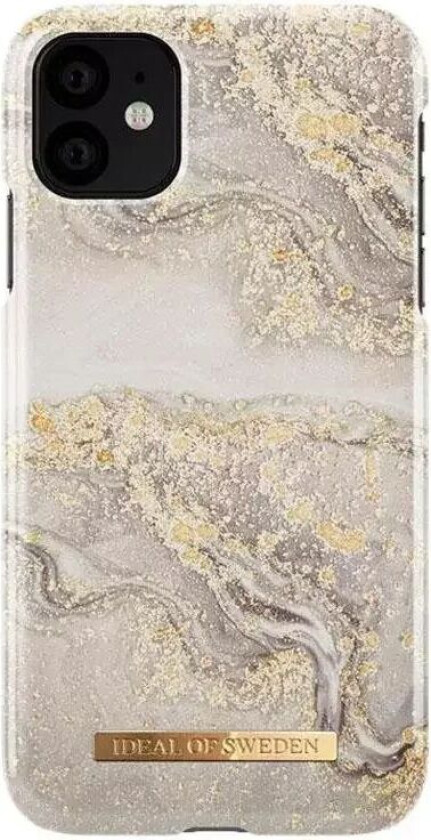 iDeal Of Sweden iPhone 11 Fashion Case Sparkle Greige Marble