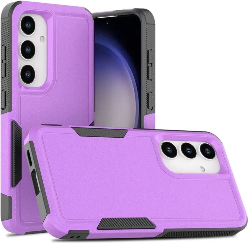 Samsung Galaxy S24+ (Plus) Hybrid Håndverker Plast Deksel - Lilla