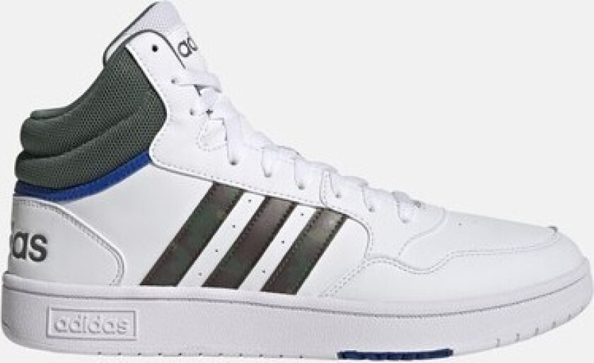 Hoops 3.0 Mid, Ftwwht/Greoxi/Royblu, 43 1/3