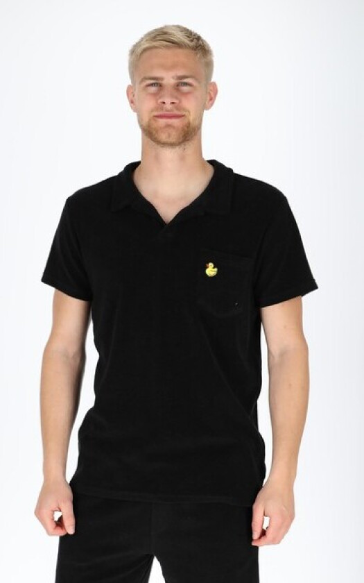 Ibiza Terry Pique, Black, Xl, Piketrøyer