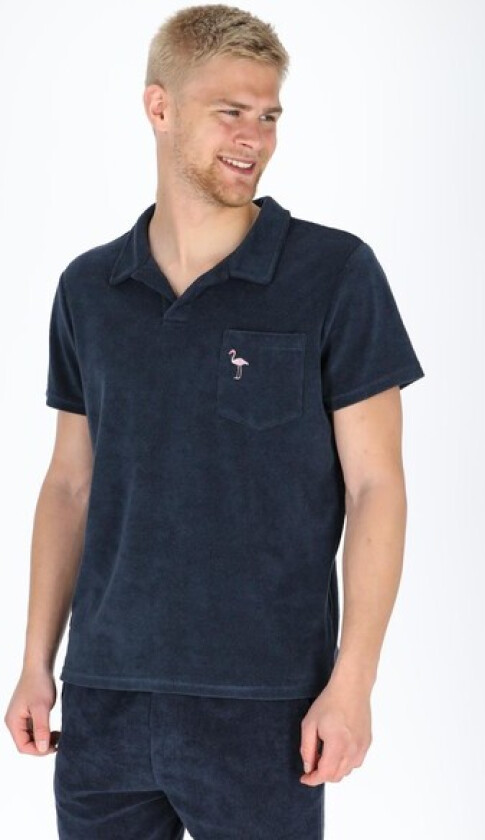 Ibiza Terry Pique, Navy, 2xl, Piketrøyer
