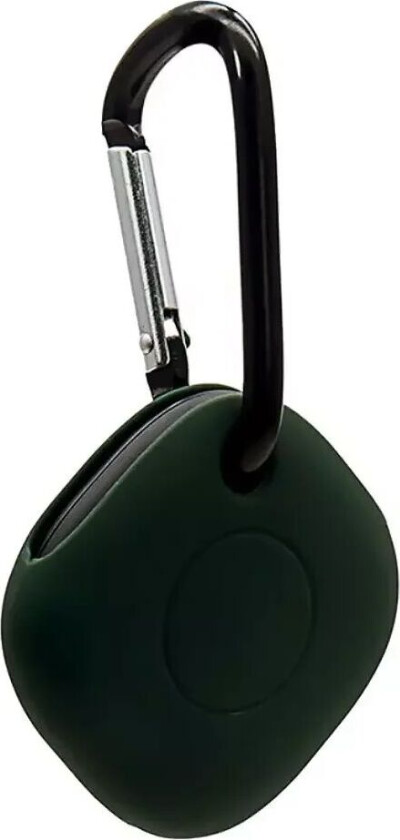 AirTag Myk Silikonetui Med Karabinkrok - Grønn