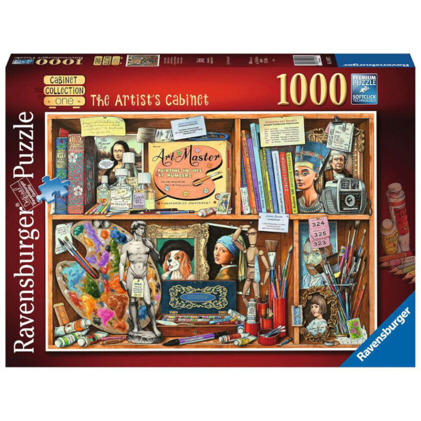 Puslespill 1000 Brikker - Artist Cabinet