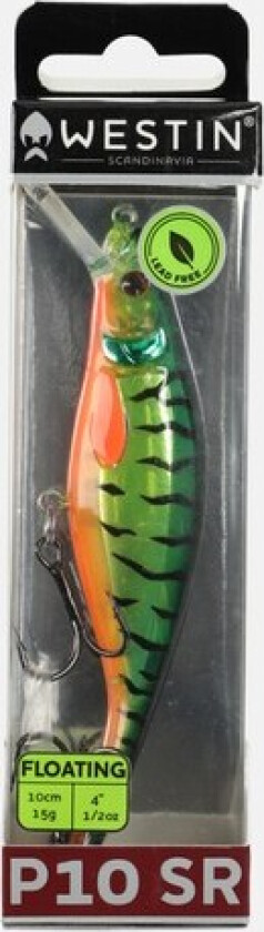 P10sr Crankbait 10cm 15g, Firetiger Flash, 10,  Sluker Og Kroker