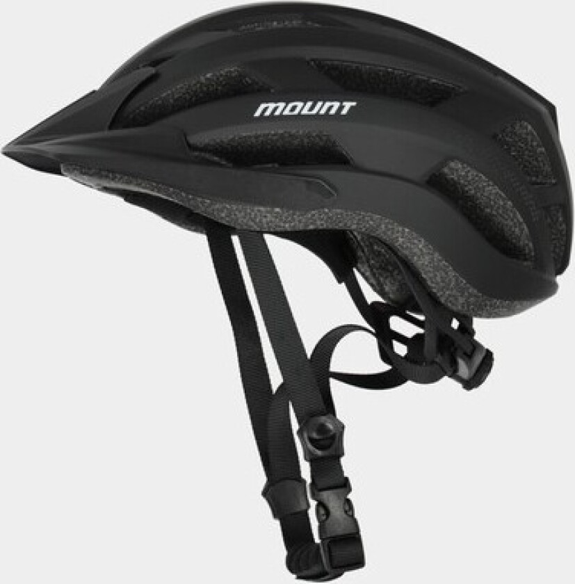 Mtb Helmet, Black, 57/61, Sykkelhjelmer