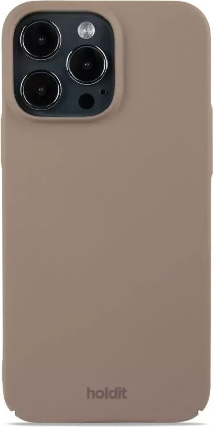 Holdit iPhone 15 Pro Max Slim Plast Deksel - Mocha Brown