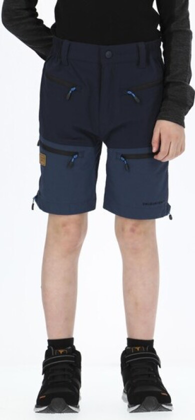 Lofoten Stretch Shorts Jr, Dk. Navy/Denim Blue, 130,  Turshorts