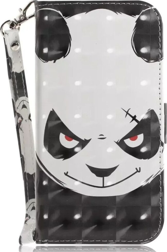 Samsung Galaxy A14 (5G) Flip-Deksel i Lær - Sint Panda