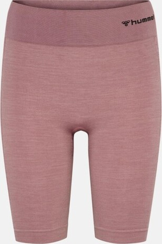 Hmlclea Seamless Cycling Short, Woodrose/Rose Taupe Melange, M, Korte Tights