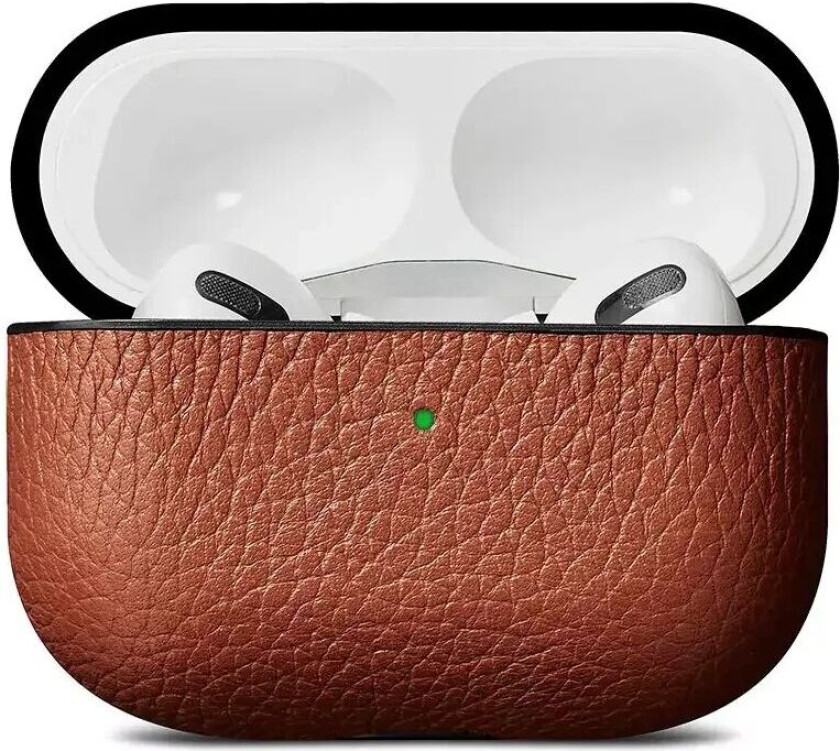 AirPods Pro (1. gen.) Deksel i Ekte Skinn - Brun