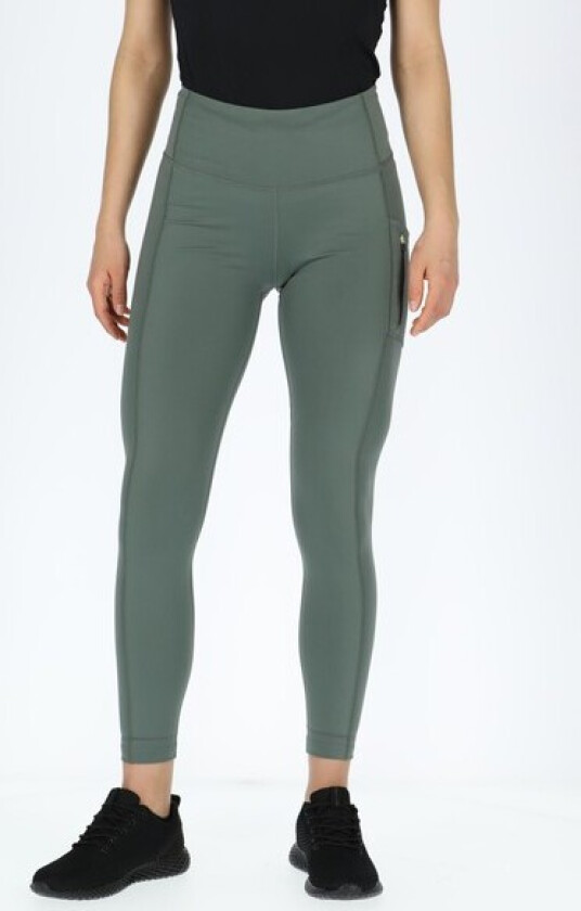 Thadea W Pocket Tights, Desert Green, 42, Lange Tights