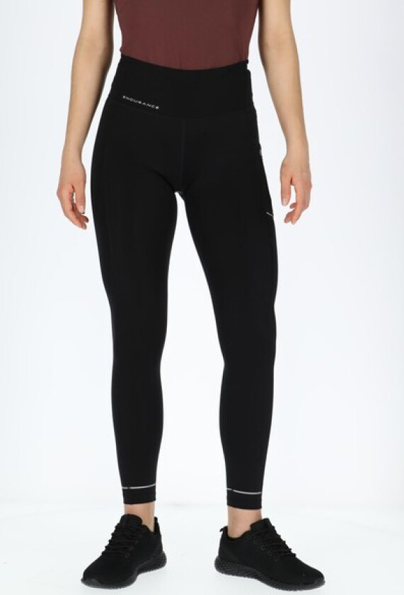 Thadea W Pocket Tights, Black, 38, Lange Tights