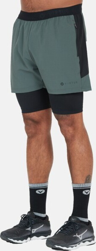 Dylan M 2-In-1 Stretch Shorts, Urban Chic, L, Løpeshorts