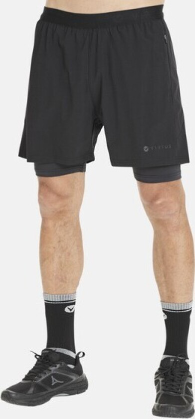 Dylan M 2-In-1 Stretch Shorts, Black, 2xl, Løpeshorts