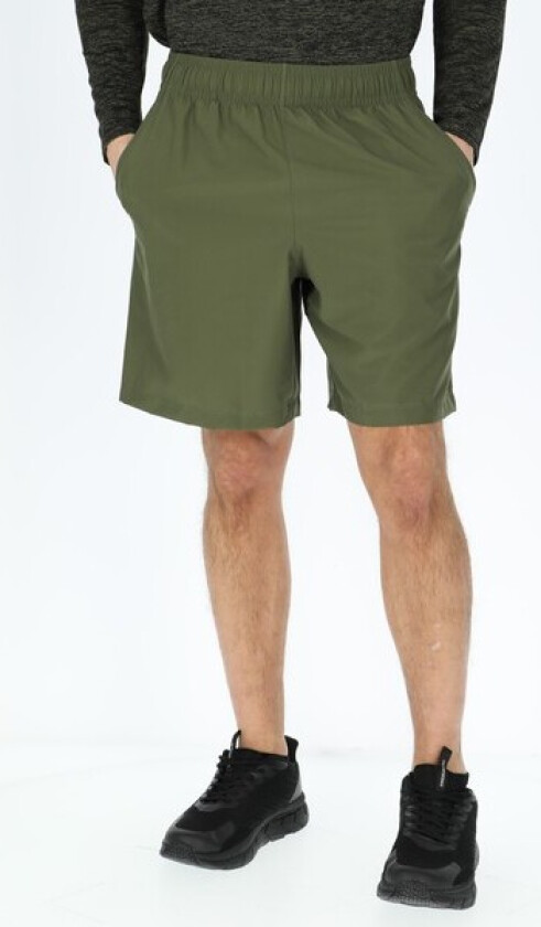 Ua Woven Graphic Shorts, Marine Od Green, M, Løpeklær