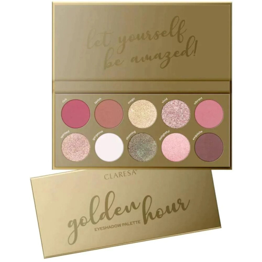 Claresa Eye Shadow Palette Golden Hour