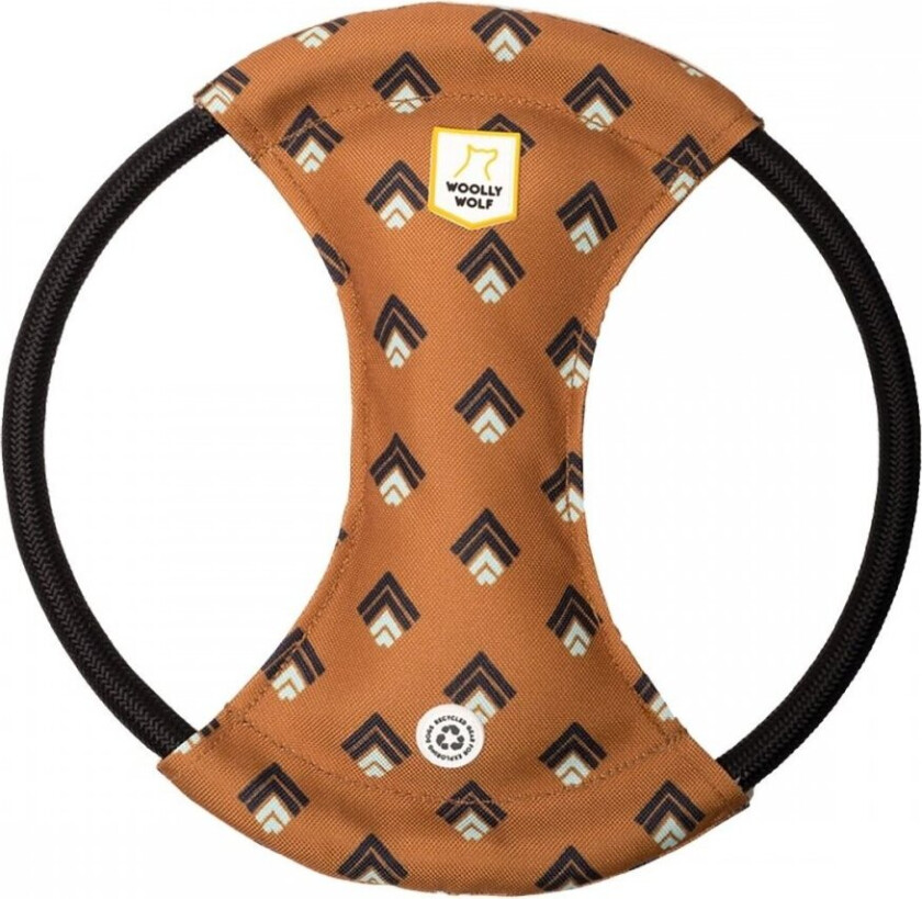 Bilde av Woolly Wolf Frisbee med pipelyd Lysebrun