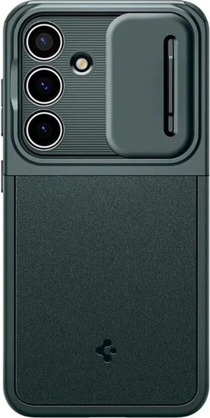 Samsung Galaxy S24 Optik Armor Deksel - Mørk Grønn