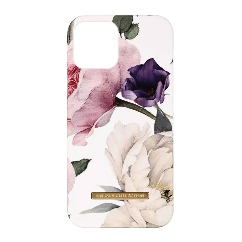 Collection iPhone 12 / 12 Pro Deksel med Magnet - Soft Rose Garden
