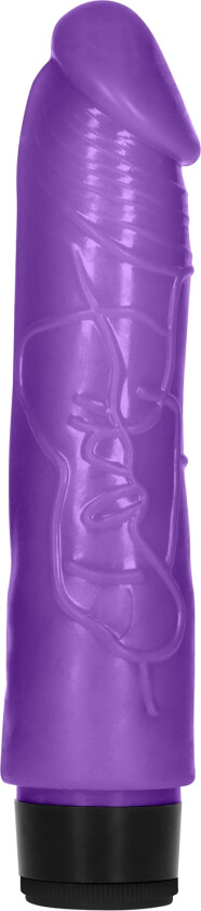 Thick Realistisk Vibrerende Dildo - Lilla