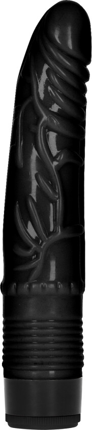 Slight Realistisk Vibrerende Dildo - Svart