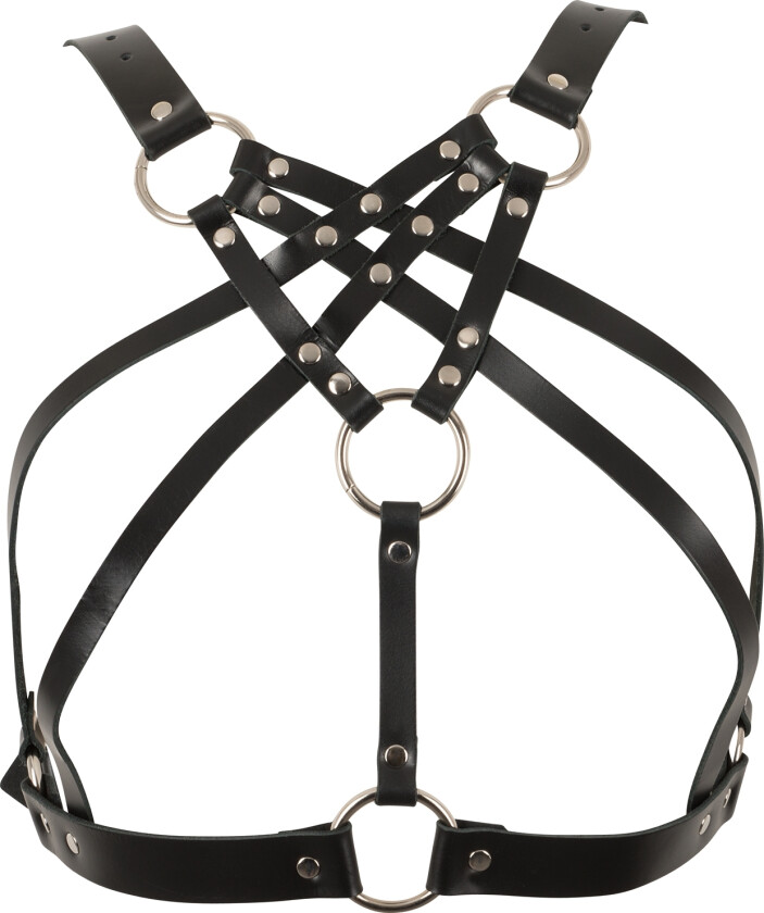 Brystsele i Lær - Svart - One Size