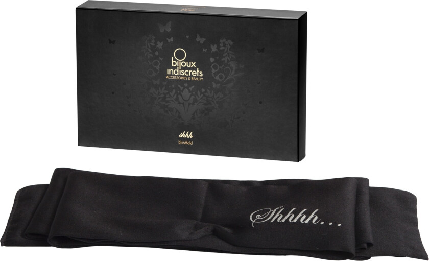 Bijoux Shhh Sateng Blindfold - Svart