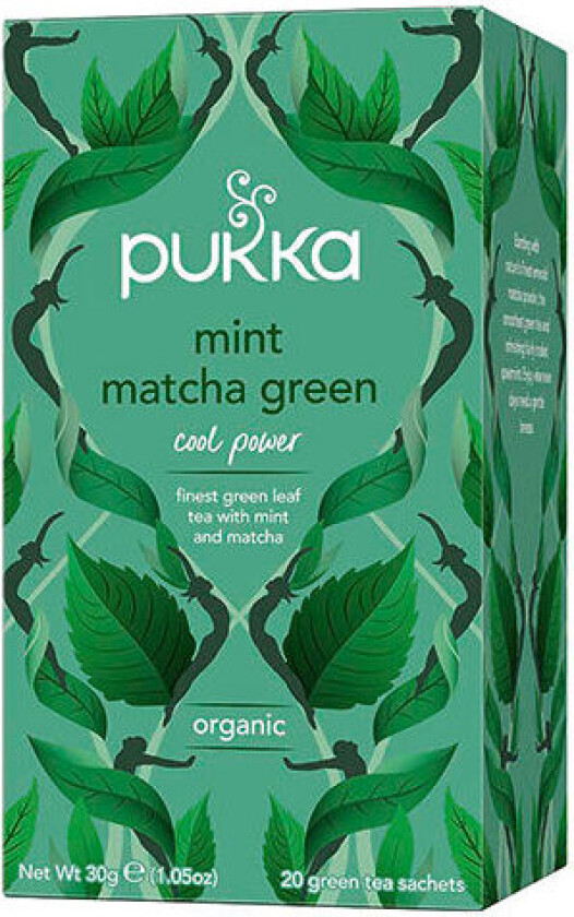 Te Mint Matcha Green Tea - 20 Poser