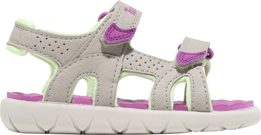 Kids' Perkins Row 2-Strap Sandal 30, Pure Cashmere