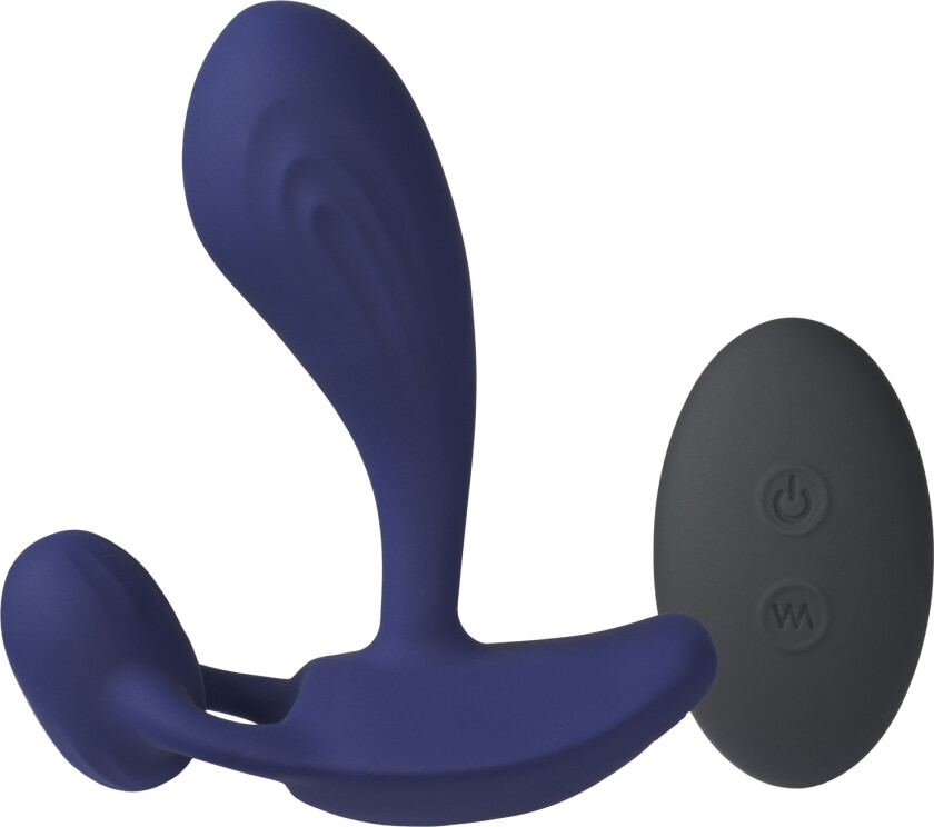 Witty Vibrerende Analplugg - Blå