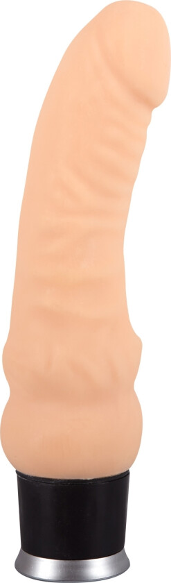 Nature Skin Real Vibe vibrerende dildo 19 cm   - Beige